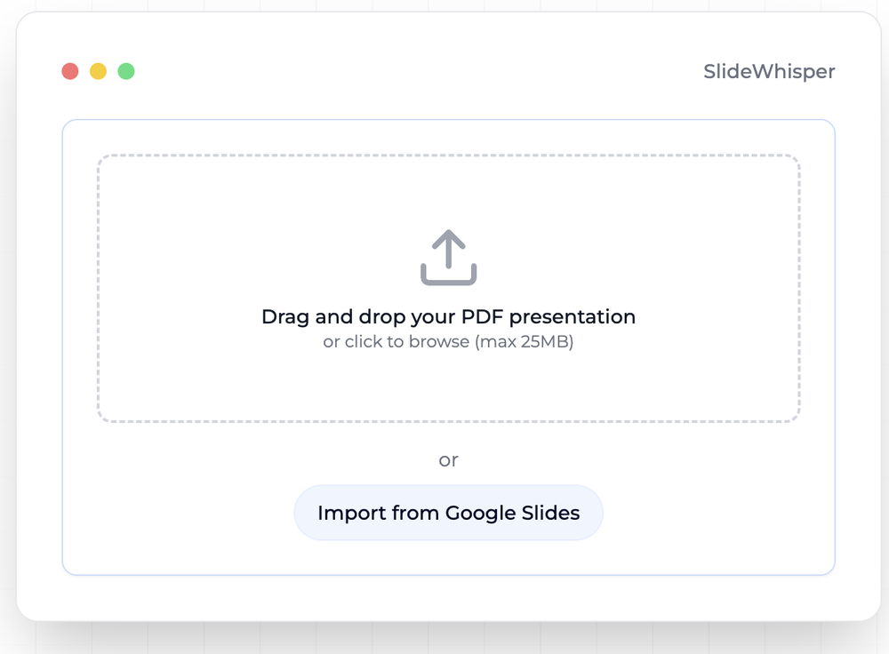 SlideWhisper Screenshot 1