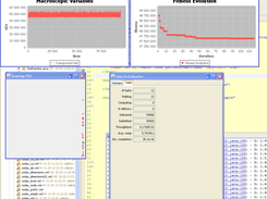 Use of Slimgrid to run distributed simulations to perform Particle Swarm Optimization