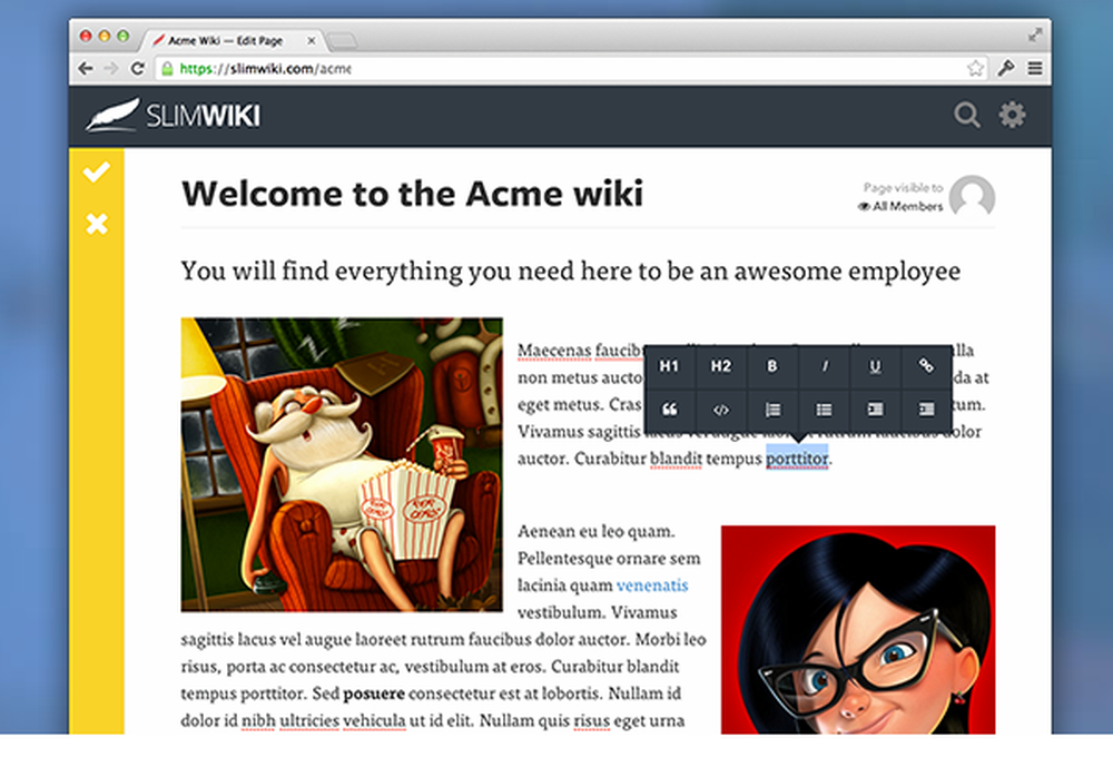 SlimWiki Screenshot 1