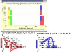 Two suggestions for locality optimizations highlighted.