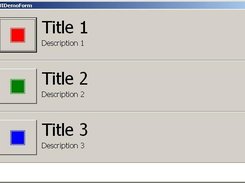 SlotUI Demo Main Form with Standard VCL Controls