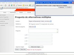 Pantalla de aplicacin. Ingreso de test