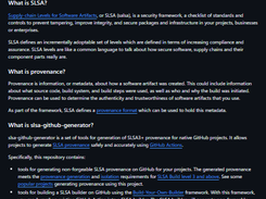 SLSA GitHub Generator Screenshot 1