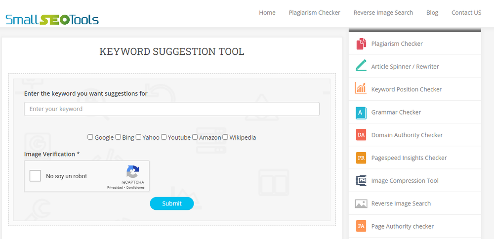 Small SEO Tools Screenshot