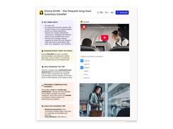 Persona Editor with a variety of cards
