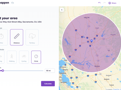 Radius Map