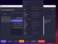 Launcher — quick-paste with Smart Paste formats and keyboard shortcuts