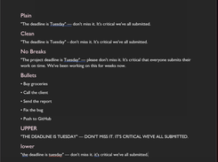 Smart Paste — open launcher and transform text before pasting