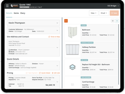 Installer Visits on a Tablet