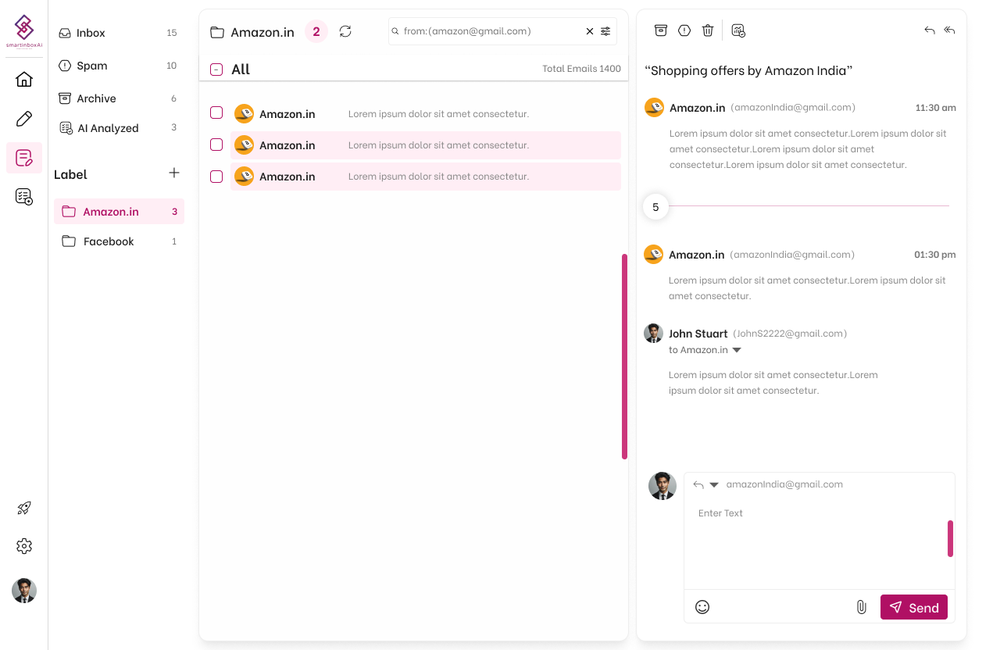 email management solution helps users organize, prioritize, and automate email workflows using AI