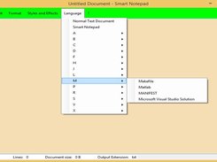 Languages and Formats
