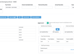 Settlements LoadStop provides a flexible and comprehensive set of tools that enables carriers to efficiently manage complex truck driver pay contracts. You no longer have to worry about oversights and lapses such as double entries, wrong multiplication, and data entry errors.    The AI-powered tool maintains all the information and data within the driver profile and eliminates all the hassles of account management by automatically bringing recurring, & non-recurring deductions to the settlements.  The cutting-edge technology saves you time and cuts on your administrative burden by allowing you to create multiple driver settlements with just a single click.   The batch settlements offer a fast and simplistic solution to an otherwise painstaking and time-consuming process.   And since different drivers prefer different payment methods, LoadStop supports all kinds and combinations of driver settlements such as pay-per-hour, pay-per-load, pay-per-trip, % of revenue, pay per week, and more.  You can also manage escrow accounts for all your drivers and loadstop will automatically deduct the amount so you don’t have to do it each time you create a settlement.  You can also settle owner-operators and partner carriers with 100% accuracy without having to do all the complex math. Just enter all the details and LoadStop will settle all your partner carriers within minutes.  Quickbooks, and Netsuite, accounting integrations make the entire process a breeze. Every payment is recorded and each and every detail is stored efficiently and can be accessed anytime you need.  Cloud-based TMS allows you to make payments from anywhere and you can also run reports anytime to check for all non-settled payments.  LoadStop’s advanced settlements technology saves time, ensures transparency, and helps you to establish a strong reputation in the driver and owner-operators community.  