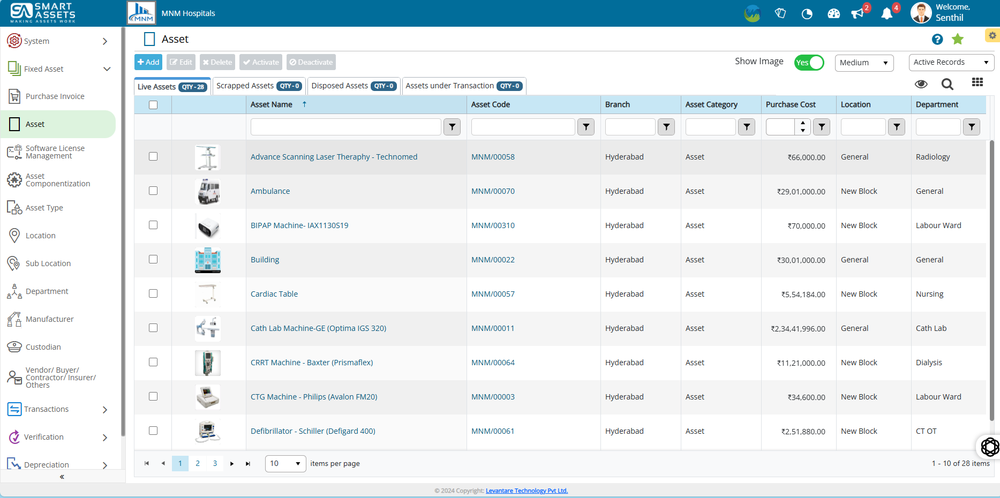 Smart Assets Pro- Assets Menu
