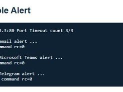 PortAlert Alert Example