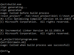 build at command line
