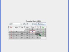 SmartCalendar Testbed - Month Calendar