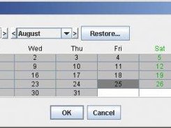 Multiple Date Chooser