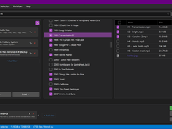 Filter chains, user selection, composable operations pipeline