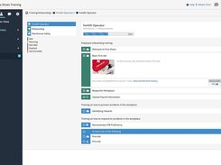 The SmarterU LMS learner-side learning plan page — drilled down into a specific learning plan, showing the learner what they've done and still need to complete.