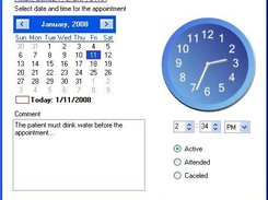 Adding an appointment record