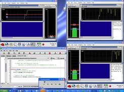 DynamicWebServerExample running across four machines.