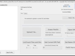 SD Card file uploading