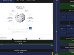 Smart Control Panel - Flat Dark Style in Kiosk mode