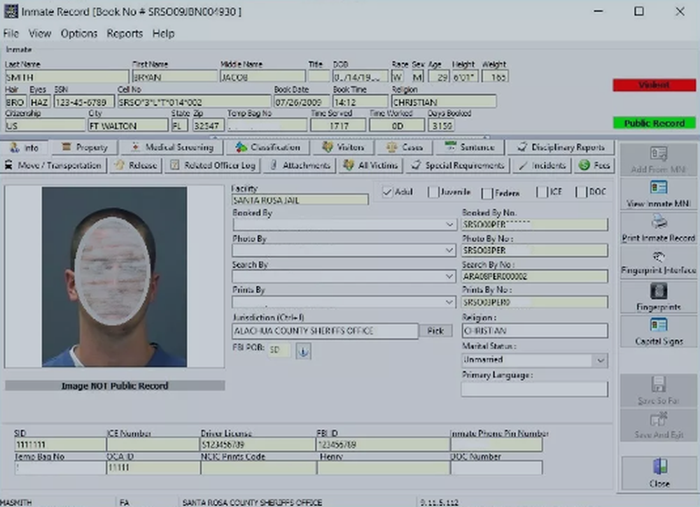 Efficient booking procedures that are scalable to fit jails of all sizes.
