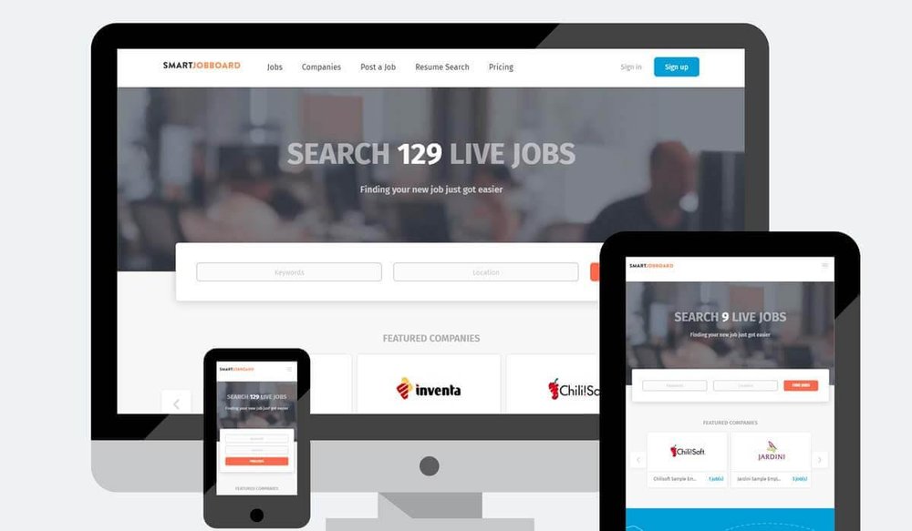 SmartJobBoard Responsive Templates