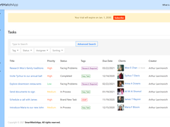 SmartMatchApp Smart Tasks Project Management Tools