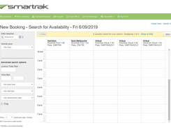 Creating a motor pool booking