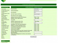 Administration page