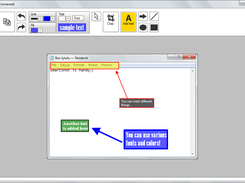 Several edting tools are available