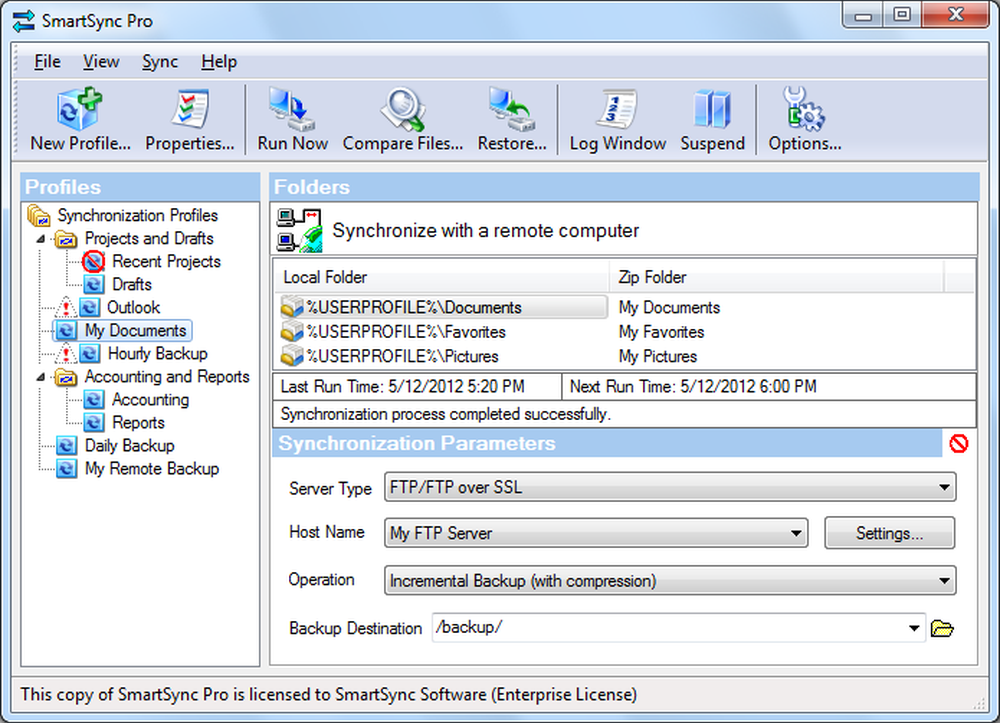 SmartSync Pro Screenshot 1
