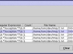 Statistics window ...