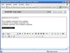 Edit content on page