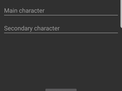Page for creating profile