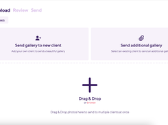 Drag, drop and send beautiful galleries