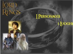 Presentation about The Lord of The Rings with animated text