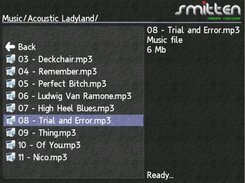 Browsing a directory of MP3 files