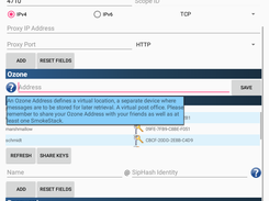 Connect an own open source Chat Server: e.g. SmokeStack (mobile Android Server) or Spot-on.sf.net (Desktop/Server)