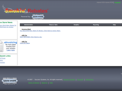 Dashboard of Smokin' Rebates