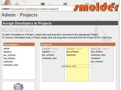 Admin adding Developers to Projects