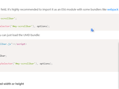 Smooth Scrollbar Screenshot 1