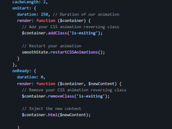 smoothState.js Screenshot 2