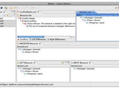 SMoVer's three-way merge user interface