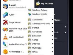 Start Menu after using SMOz