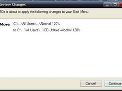 Review changes dialog