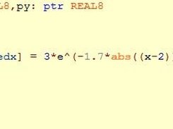 Example 2: exponential function