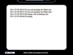 Sample use of simple project timer